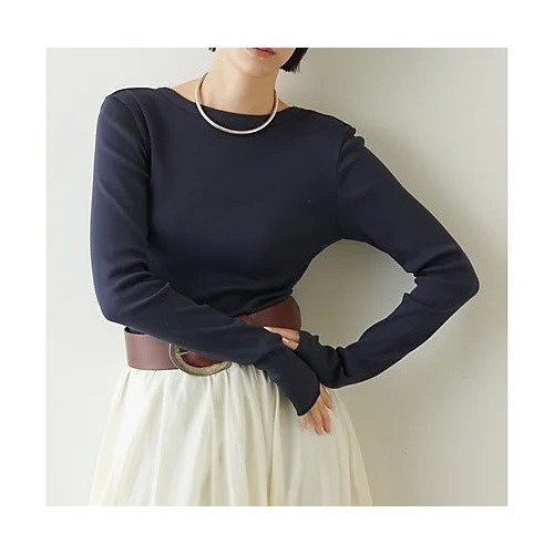 【ウィムガゼット/Whim Gazette】のVバックシャンテレコカットソー インテリア・キッズ・メンズ・レディースファッション・服の通販 founy(ファニー) ファッション Fashion レディースファッション Fashion for Women トップス・カットソー Cut & Sew Tops カットソー・ベーシックTシャツ Cut-and-Sewn Tops / Stretch Tees & Basics インナー Innerwear カッティング Cutting Detail 今季 This Season, Current Season ジャケット Jacket, Outerwear スマート Smart, Elegant テレコ Ribbed, Rib Stitch 定番 Standard, Basic Item フィット Fit, Slim Fit フェミニン Feminine, Girly プレミアム Premium, High-End ベーシック Basic, Essential ボーダー Border, Stripe 無地 Plain, Solid Color ネイビー|ID: prp329100004459990 ipo3291000000031216116