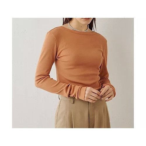 【ウィムガゼット/Whim Gazette】のVバックシャンテレコカットソー インテリア・キッズ・メンズ・レディースファッション・服の通販 founy(ファニー) ファッション Fashion レディースファッション Fashion for Women トップス・カットソー Cut & Sew Tops カットソー・ベーシックTシャツ Cut-and-Sewn Tops / Stretch Tees & Basics インナー Innerwear カッティング Cutting Detail 今季 This Season, Current Season ジャケット Jacket, Outerwear スマート Smart, Elegant テレコ Ribbed, Rib Stitch 定番 Standard, Basic Item フィット Fit, Slim Fit フェミニン Feminine, Girly プレミアム Premium, High-End ベーシック Basic, Essential ボーダー Border, Stripe 無地 Plain, Solid Color サーモンピンク|ID: prp329100004459990 ipo3291000000031216119