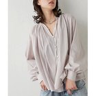 【ウィムガゼット/Whim Gazette】のボリュームブラウス 人気、トレンドファッション・服の通販 founy(ファニー) ファッション Fashion レディースファッション Fashion for Women トップス・カットソー Cut & Sew Tops シャツ・ブラウス・オフィスカジュアル Elegant Blouses & Button-Ups ギャザー Gathered, Ruffled ジャケット Jacket, Outerwear ダウン Down, Puffer デニム Denim, Jeans Material 長袖 Long Sleeve, Full Sleeve バランス Balance, Style Balance ボトム Bottoms, Lower Wear リボン Ribbon, Bow ワイド Wide, Wide Fit 夏 Summer 2024年 2024 2024春夏・S/S Spring/Summer 2024 SS24 thumbnail ライトグレー|ID: prp329100004459991 ipo3291000000031216132