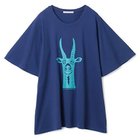【プレインピープル/PLAIN PEOPLE】のガゼルTシャツ ブルー|ID: prp329100004460016 ipo3291000000031216300