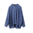 【ミズイロ インド/mizuiro ind】のバックギャザーワイドシャツ ライトブルー|ID: prp329100004460021 ipo3291000000031730457