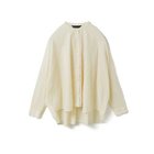 【ミズイロ インド/mizuiro ind】のバックギャザーワイドシャツ アイボリー|ID: prp329100004460021 ipo3291000000036031366