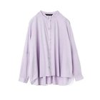 【ミズイロ インド/mizuiro ind】のバックギャザーワイドシャツ ラベンダー|ID: prp329100004460021 ipo3291000000036262596