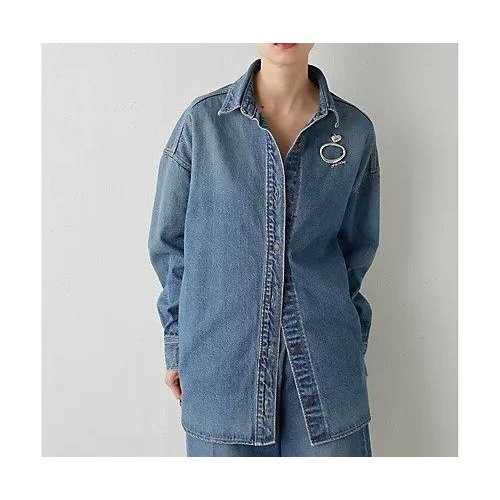 【ウィムガゼット/Whim Gazette】のデニムオーバーシャツ 人気、トレンドファッション・服の通販 founy(ファニー) 　ファッション　Fashion　レディースファッション　Fashion for Women　トップス・カットソー　Cut & Sew Tops　シャツ・ブラウス・オフィスカジュアル　Elegant Blouses & Button-Ups　シンプル　Simple, Minimal　セットアップ　Set-Up, Coordinated Outfit　デニム　Denim, Jeans Material　定番　Standard, Basic Item　ポケット　Pocket, Pocket Detail　おすすめ　Recommended / Our Picks　2023年　2023　2023-2024秋冬・A/W　Autumn/Winter 2023–24 AW23–24　other-2|ID: prp329100004460031 ipo3291000000031238847