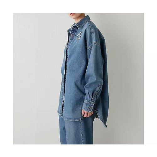 【ウィムガゼット/Whim Gazette】のデニムオーバーシャツ 人気、トレンドファッション・服の通販 founy(ファニー) 　ファッション　Fashion　レディースファッション　Fashion for Women　トップス・カットソー　Cut & Sew Tops　シャツ・ブラウス・オフィスカジュアル　Elegant Blouses & Button-Ups　シンプル　Simple, Minimal　セットアップ　Set-Up, Coordinated Outfit　デニム　Denim, Jeans Material　定番　Standard, Basic Item　ポケット　Pocket, Pocket Detail　おすすめ　Recommended / Our Picks　2023年　2023　2023-2024秋冬・A/W　Autumn/Winter 2023–24 AW23–24　other-3|ID: prp329100004460031 ipo3291000000031238848