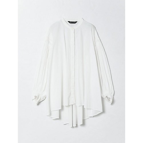 【ミズイロ インド/mizuiro ind】のピンタックパフスリーブシャツ 人気、トレンドファッション・服の通販 founy(ファニー) 　ファッション　Fashion　レディースファッション　WOMEN　トップス・カットソー　Tops/Tshirt　シャツ/ブラウス　Shirts/Blouses　スリーブ　Sleeve　フロント　Front　人気　Popularity　秋　Autumn/Fall　other-2|ID: prp329100004460034 ipo3291000000031238853