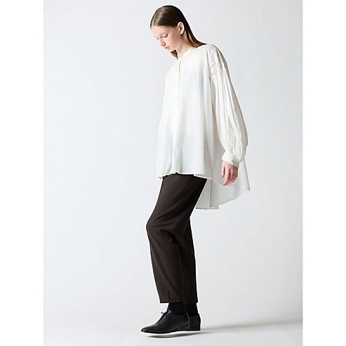 【ミズイロ インド/mizuiro ind】のピンタックパフスリーブシャツ 人気、トレンドファッション・服の通販 founy(ファニー) 　ファッション　Fashion　レディースファッション　WOMEN　トップス・カットソー　Tops/Tshirt　シャツ/ブラウス　Shirts/Blouses　スリーブ　Sleeve　フロント　Front　人気　Popularity　秋　Autumn/Fall　other-3|ID: prp329100004460034 ipo3291000000031238854