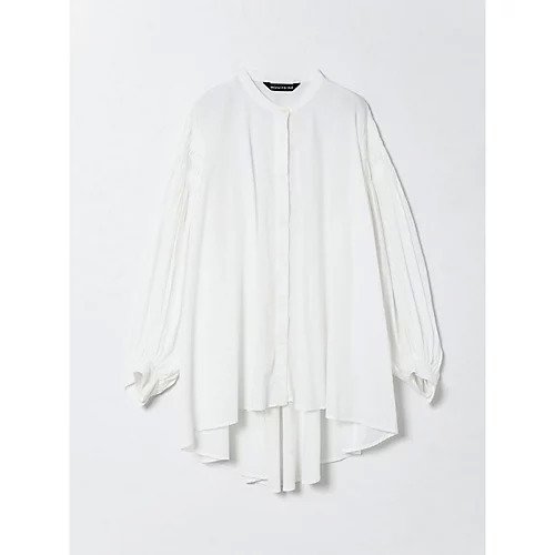 【ミズイロ インド/mizuiro ind】のピンタックパフスリーブシャツ 人気、トレンドファッション・服の通販 founy(ファニー) 　ファッション　Fashion　レディースファッション　Fashion for Women　トップス・カットソー　Cut & Sew Tops　シャツ・ブラウス・オフィスカジュアル　Elegant Blouses & Button-Ups　スリーブ　Sleeve, Long Sleeve / Short Sleeve　フロント　Front, Front Design　人気　Popular, Best Seller　秋　Autumn　other-2|ID: prp329100004460034 ipo3291000000035913045