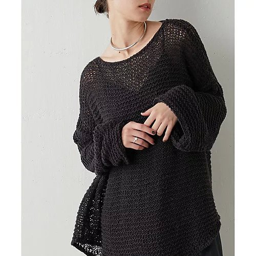 【ウィムガゼット/Whim Gazette】のローゲージプルオーバー インテリア・キッズ・メンズ・レディースファッション・服の通販 founy(ファニー) https://founy.com/ ファッション Fashion レディースファッション Fashion for Women トップス・カットソー Cut & Sew Tops カジュアルプルオーバー・ニットトップス Pullovers & Knit Tops / Casual Pullovers インナー Innerwear キャミソール Camisole, Spaghetti Strap Top タンク Tank Top, Sleeveless Top ボトム Bottoms, Lower Wear メランジ Melange, Mixed Yarn リラックス Relax, Relaxed Fit ロング Long, Long-Length おすすめ Recommended / Our Picks 2024年 2024 2024-2025秋冬・A/W Autumn/Winter 2024–25 AW24–25 |ID: prp329100004460036 ipo3291000000031216451