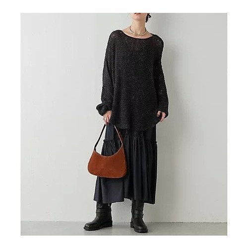 【ウィムガゼット/Whim Gazette】のローゲージプルオーバー 人気、トレンドファッション・服の通販 founy(ファニー) 　ファッション　Fashion　レディースファッション　Fashion for Women　トップス・カットソー　Cut & Sew Tops　カジュアルプルオーバー・ニットトップス　Pullovers & Knit Tops / Casual Pullovers　インナー　Innerwear　キャミソール　Camisole, Spaghetti Strap Top　タンク　Tank Top, Sleeveless Top　ボトム　Bottoms, Lower Wear　メランジ　Melange, Mixed Yarn　リラックス　Relax, Relaxed Fit　ロング　Long, Long-Length　おすすめ　Recommended / Our Picks　2024年　2024　2024-2025秋冬・A/W　Autumn/Winter 2024–25 AW24–25　other-2|ID: prp329100004460036 ipo3291000000031238855