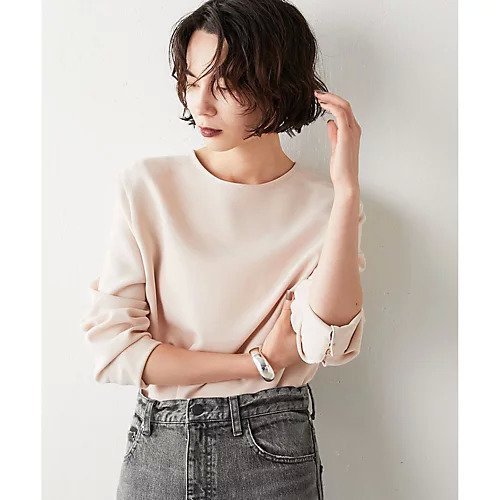 【ウィムガゼット/Whim Gazette】のダブルクロスプルオーバー 人気、トレンドファッション・服の通販 founy(ファニー) 　ファッション　Fashion　レディースファッション　WOMEN　トップス・カットソー　Tops/Tshirt　プルオーバー　Pullover　シンプル　Simple　ストレッチ　Stretch　セットアップ　Set Up　とろみ　Thickness　ダブル　Double　バランス　Balance　ベビー　Baby　ベーシック　Basic　ボトム　Bottom　おすすめ　Recommend　2023年　2023　2023-2024秋冬・A/W　Aw/Autumn/Winter//Fw/Fall-Winter/2023-2024　エレガント 上品　Elegant　other-2|ID: prp329100004460070 ipo3291000000031238907