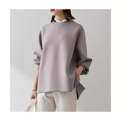 【ウィムガゼット/Whim Gazette】のダンボールプルオーバー インテリア・キッズ・メンズ・レディースファッション・服の通販 founy(ファニー) 　ファッション　Fashion　レディースファッション　Fashion for Women　トップス・カットソー　Cut & Sew Tops　カジュアルプルオーバー・ニットトップス　Pullovers & Knit Tops / Casual Pullovers　クール　Cool, Chic　スリット　Slit, Slit Detail　スリーブ　Sleeve, Long Sleeve / Short Sleeve　タイトスカート　Pencil Skirt, Tight Skirt　定番　Standard, Basic Item　バランス　Balance, Style Balance　フロント　Front, Front Design　ボトム　Bottoms, Lower Wear　A/W・秋冬　Autumn/Winter　エレガント 上品　Elegant　グレー|ID: prp329100004460084 ipo3291000000031216755