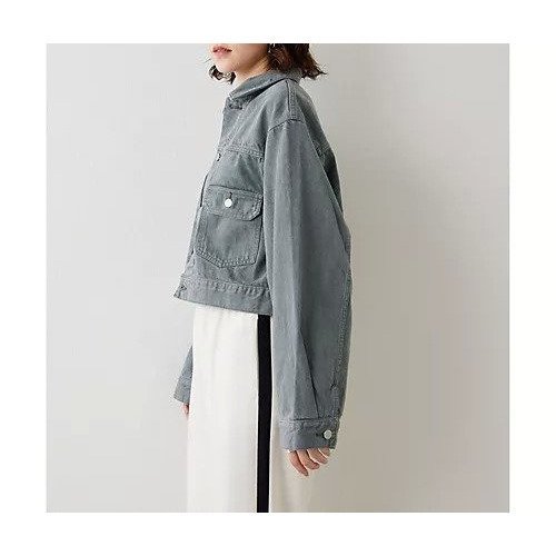 【ウィムガゼット/Whim Gazette】の【WEB&一部店舗限定】【ai no de】kasaoka ショートGジャン 人気、トレンドファッション・服の通販 founy(ファニー) 　ファッション　Fashion　レディースファッション　Fashion for Women　アウター　Coat / Outerwear Collection　ショート　Short, Short Length　デニム　Denim, Jeans Material　バランス　Balance, Style Balance　ブルゾン　Blouson, Bomber Jacket　ワイド　Wide, Wide Fit　2023年　2023　2023-2024秋冬・A/W　Autumn/Winter 2023–24 AW23–24　other-3|ID: prp329100004460102 ipo3291000000031238954
