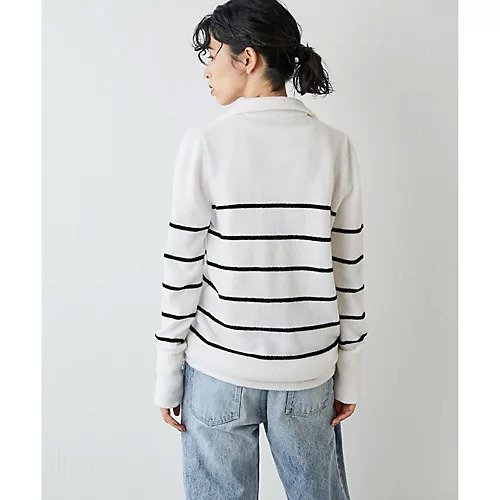 【ウィムガゼット/Whim Gazette】のラガーニット 人気、トレンドファッション・服の通販 founy(ファニー) 　ファッション　Fashion　レディースファッション　Fashion for Women　トップス・カットソー　Cut & Sew Tops　ニット　Knit Tops & Sweaters　ヴィンテージ　Vintage Style　シンプル　Simple, Minimal　スラックス　Slacks, Dress Pants　デニム　Denim, Jeans Material　フィット　Fit, Slim Fit　ボーダー　Border, Stripe　ループ　Loop, Loop Knit　レース　Lace, Lace Fabric　2023年　2023　2023-2024秋冬・A/W　Autumn/Winter 2023–24 AW23–24　other-3|ID: prp329100004460109 ipo3291000000031238966