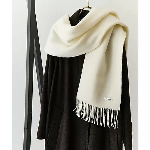 【ウィムガゼット/Whim Gazette】のビッグウールストール インテリア・キッズ・メンズ・レディースファッション・服の通販 founy(ファニー) 　ファッション　Fashion　レディースファッション　Fashion for Women　イエロー　Yellow　ストール　Stole, Wrap　フリンジ　Fringe, Tassel　マフラー　Scarf, Muffler　A/W・秋冬　Autumn/Winter　おすすめ　Recommended / Our Picks　2023年　2023　2023-2024秋冬・A/W　Autumn/Winter 2023–24 AW23–24　エレガント 上品　Elegant　アイボリー|ID: prp329100004460190 ipo3291000000031217416
