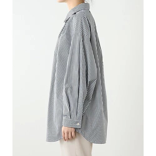 【ウィムガゼット/Whim Gazette】の【THE PAUSE】2WAYスリーブロングシャツ 人気、トレンドファッション・服の通販 founy(ファニー) 　ファッション　Fashion　レディースファッション　Fashion for Women　トップス・カットソー　Cut & Sew Tops　シャツ・ブラウス・オフィスカジュアル　Elegant Blouses & Button-Ups　ヴィンテージ　Vintage Style　グラデーション　Gradient, Ombre　シンプル　Simple, Minimal　スウェット / スエット　Sweatshirt, Sweatwear　スタイリッシュ　Stylish, Fashionable　ストライプ　Stripe, Striped Pattern　スリーブ　Sleeve, Long Sleeve / Short Sleeve　ポケット　Pocket, Pocket Detail　レギュラー　Regular, Standard Fit　ロング　Long, Long-Length　ワイド　Wide, Wide Fit　ワーク　Workwear, Utility Style　おすすめ　Recommended / Our Picks　2023年　2023　2023-2024秋冬・A/W　Autumn/Winter 2023–24 AW23–24　other-3|ID: prp329100004460230 ipo3291000000031239138