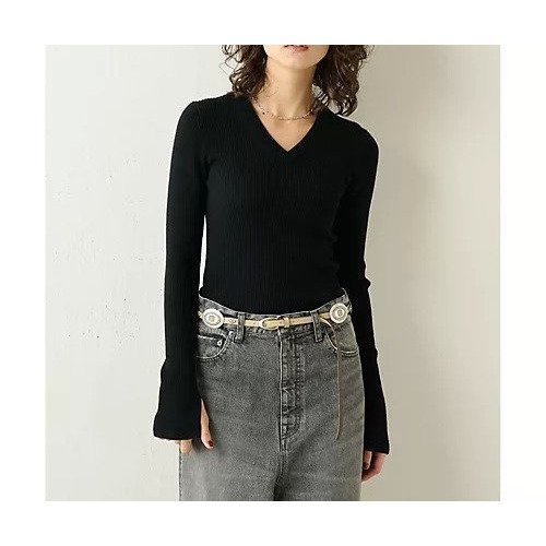 【ウィムガゼット/Whim Gazette】のRIB Vネックプルオーバー 人気、トレンドファッション・服の通販 founy(ファニー) 　ファッション　Fashion　レディースファッション　WOMEN　トップス・カットソー　Tops/Tshirt　プルオーバー　Pullover　Vネック　V-Neck　インナー　Inner　コーティング　Coating　シンプル　Simple　ストレッチ　Stretch　スリット　Slit　デコルテ　Decolletage　フィット　Fit　ベーシック　Basic　2023年　2023　2023-2024秋冬・A/W　Aw/Autumn/Winter//Fw/Fall-Winter/2023-2024　エレガント 上品　Elegant　 other-1|ID: prp329100004460234 ipo3291000000031217701