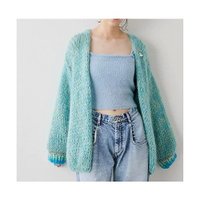 【ウィムガゼット/Whim Gazette】の【LES TRICOTS D O】別注 モヘヤカーディガン 人気、トレンドファッション・服の通販 founy(ファニー) ファッション Fashion レディースファッション WOMEN トップス・カットソー Tops/Tshirt カーディガン Cardigans インナー Inner オレンジ Orange カラフル Colorful カーディガン Cardigan トリコ Toriko 手編み Hand Knitting ハンド Hand フロント Front ブローチ Brooch 別注 Special Order モヘア Mohair モヘヤ Mohair ロング Long おすすめ Recommend 2023年 2023 2023-2024秋冬・A/W Aw/Autumn/Winter//Fw/Fall-Winter/2023-2024 |ID:prp329100004460245