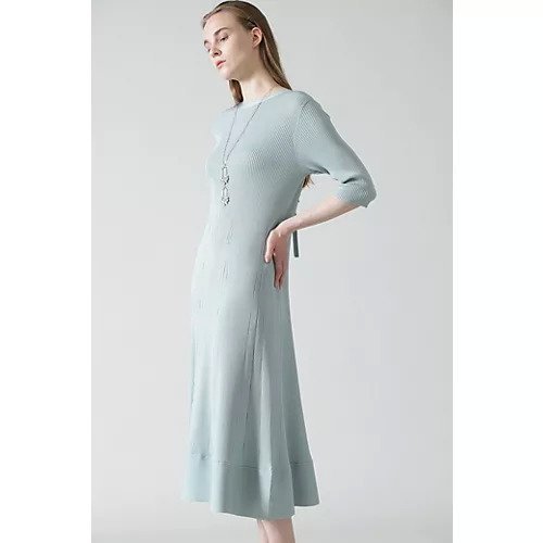 【アドーア/ADORE】のクリアファインリブニットワンピース 人気、トレンドファッション・服の通販 founy(ファニー) 　ファッション　Fashion　レディースファッション　WOMEN　ワンピース　Dress　ニットワンピース　Knit Dresses　シンプル　Simple　スカーフ　Scarf　スタンダード　Standard　ストレッチ　Stretch　ネックレス　Necklace　 other-1|ID: prp329100004460247 ipo3291000000031217818