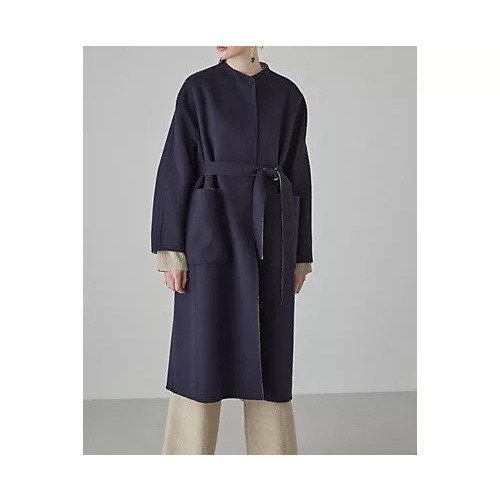 【アドーア/ADORE】のカシミヤ混 2TONE リバーロングコート インテリア・キッズ・メンズ・レディースファッション・服の通販 founy(ファニー) 　ファッション　Fashion　レディースファッション　WOMEN　アウター　Coat Outerwear　コート　Coats　おすすめ　Recommend　カシミヤ　Cashmere　カッティング　Cutting　ショルダー　Shoulder　スタンダード　Standard　ドロップ　Drop　パッチ　Patch　フィット　Fit　ポケット　Pocket　リバーシブル　Reversible　別注　Special Order　定番　Standard　A/W・秋冬　Aw・Autumn/Winter・Fw・Fall-Winter　ネイビーxベージュ|ID: prp329100004460282 ipo3291000000031217979