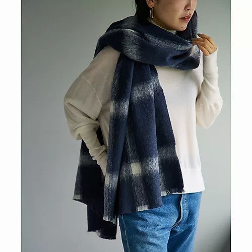 【ウィムガゼット/Whim Gazette】の【ASAUCE MELER】アルパカウィンドウペンストール 人気、トレンドファッション・服の通販 founy(ファニー) 　ファッション　Fashion　レディースファッション　Fashion for Women　ヴィンテージ　Vintage Style　シンプル　Simple, Minimal　ストール　Stole, Wrap　チェック　Check, Plaid, Tartan　デニム　Denim, Jeans Material　ドレープ　Drape, Draping Fabric　ベビー　Baby, Babywear　モノトーン　Monotone, Black and White　ロマンティック　Romantic, Feminine Style　2023年　2023　2023-2024秋冬・A/W　Autumn/Winter 2023–24 AW23–24　 other-1|ID: prp329100004460292 ipo3291000000031218031