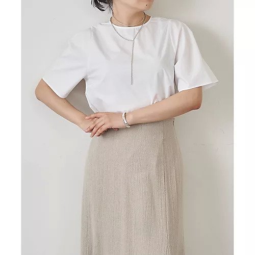 【ウィムガゼット/Whim Gazette】のバックリボンブラウス 人気、トレンドファッション・服の通販 founy(ファニー) 　ファッション　Fashion　レディースファッション　Fashion for Women　トップス・カットソー　Cut & Sew Tops　シャツ・ブラウス・オフィスカジュアル　Elegant Blouses & Button-Ups　2022年　2022　2022 春夏 S/S　Spring/Summer 2022 SS22　オーガニック　Organic Cotton　シンプル　Simple, Minimal　フロント　Front, Front Design　リボン　Ribbon, Bow　other-2|ID: prp329100004460315 ipo3291000000031239251