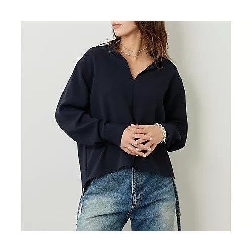 【ウィムガゼット/Whim Gazette】のスタンドスキッパーブラウス インテリア・キッズ・メンズ・レディースファッション・服の通販 founy(ファニー) https://founy.com/ ファッション Fashion レディースファッション Fashion for Women トップス・カットソー Cut & Sew Tops シャツ・ブラウス・オフィスカジュアル Elegant Blouses & Button-Ups 2022年 2022 2022 春夏 S/S Spring/Summer 2022 SS22 おすすめ Recommended / Our Picks スキッパー Skipper, Open Collar スタンド Stand Collar, Upright Stand セットアップ Set-Up, Coordinated Outfit デコルテ Décolleté, Neckline ドレープ Drape, Draping Fabric バランス Balance, Style Balance ボトム Bottoms, Lower Wear エレガント 上品 Elegant |ID: prp329100004460335 ipo3291000000031218339