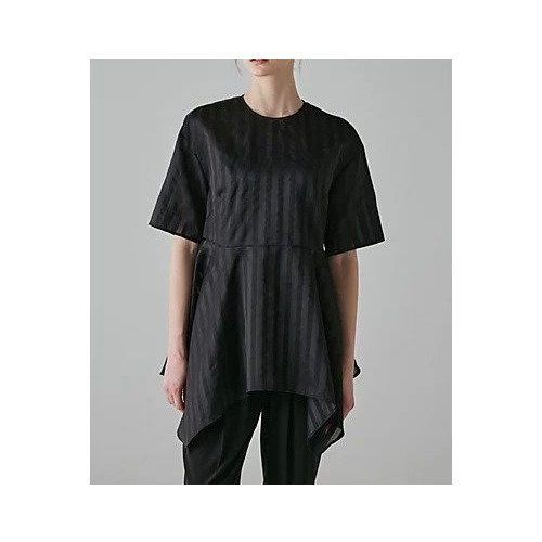 【アドーア/ADORE】のオーガンザストライプブラウス インテリア・キッズ・メンズ・レディースファッション・服の通販 founy(ファニー) 　ファッション　Fashion　レディースファッション　Fashion for Women　トップス・カットソー　Cut & Sew Tops　シャツ・ブラウス・オフィスカジュアル　Elegant Blouses & Button-Ups　おすすめ　Recommended / Our Picks　オーガンジー　Organza Fabric　サテン　Satin, Glossy Fabric　シアー　Sheer, See-Through　ショート　Short, Short Length　シルク　Silk, 100% Silk　ジャカード／ジャガード　Jacquard, Woven Pattern　スタンダード　Standard, Basic　ストライプ　Stripe, Striped Pattern　スリーブ　Sleeve, Long Sleeve / Short Sleeve　セットアップ　Set-Up, Coordinated Outfit　ブラック|ID: prp329100004460352 ipo3291000000031218484