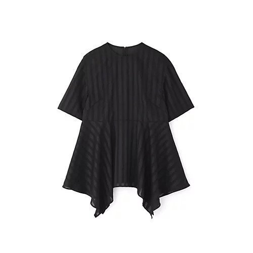 【アドーア/ADORE】のオーガンザストライプブラウス 人気、トレンドファッション・服の通販 founy(ファニー) 　ファッション　Fashion　レディースファッション　Fashion for Women　トップス・カットソー　Cut & Sew Tops　シャツ・ブラウス・オフィスカジュアル　Elegant Blouses & Button-Ups　おすすめ　Recommended / Our Picks　オーガンジー　Organza Fabric　サテン　Satin, Glossy Fabric　シアー　Sheer, See-Through　ショート　Short, Short Length　シルク　Silk, 100% Silk　ジャカード／ジャガード　Jacquard, Woven Pattern　スタンダード　Standard, Basic　ストライプ　Stripe, Striped Pattern　スリーブ　Sleeve, Long Sleeve / Short Sleeve　セットアップ　Set-Up, Coordinated Outfit　other-2|ID: prp329100004460352 ipo3291000000031239313