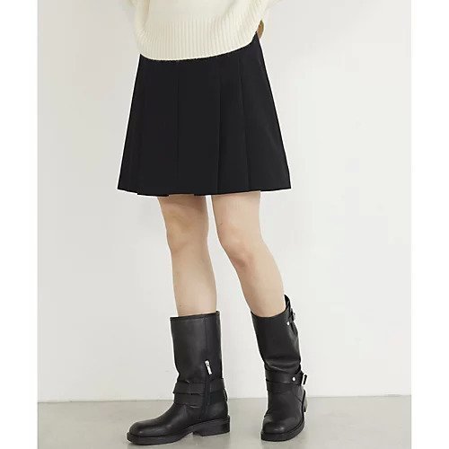 【ウィムガゼット/Whim Gazette】のタックミニスカート インテリア・キッズ・メンズ・レディースファッション・服の通販 founy(ファニー) 　ファッション　Fashion　レディースファッション　Fashion for Women　スカート　Skirts　ミニスカート　Mini Skirts　今季　This Season, Current Season　ジャケット　Jacket, Outerwear　スウェット / スエット　Sweatshirt, Sweatwear　トレンド　Trend, Trending Now　台形　A-Line, Trapezoid Shape　ブルゾン　Blouson, Bomber Jacket　プリーツ　Pleats, Pleated　ミニスカート　Mini Skirt, Short Skirt　ループ　Loop, Loop Knit　ロング　Long, Long-Length　おすすめ　Recommended / Our Picks　2023年　2023　2023-2024秋冬・A/W　Autumn/Winter 2023–24 AW23–24　エレガント 上品　Elegant　ブラック|ID: prp329100004460369 ipo3291000000031218596