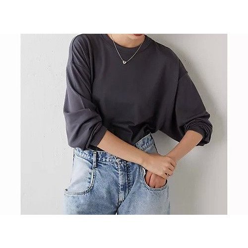 【ウィムガゼット/Whim Gazette】のウール天竺プルオーバー インテリア・キッズ・メンズ・レディースファッション・服の通販 founy(ファニー) 　ファッション　Fashion　レディースファッション　WOMEN　トップス・カットソー　Tops/Tshirt　プルオーバー　Pullover　2023年　2023　2023-2024秋冬・A/W　Aw/Autumn/Winter//Fw/Fall-Winter/2023-2024　インナー　Inner　シンプル　Simple　A/W・秋冬　Aw・Autumn/Winter・Fw・Fall-Winter　長袖　Long Sleeve　グレー|ID: prp329100004460373 ipo3291000000031218624