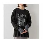 【ウィムガゼット/Whim Gazette】のCAT ロングTシャツ チャコールグレー|ID: prp329100004460374 ipo3291000000031218634
