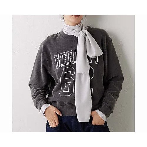 【ウィムガゼット/Whim Gazette】のナンバリングスウェット インテリア・キッズ・メンズ・レディースファッション・服の通販 founy(ファニー) 　ファッション　Fashion　レディースファッション　WOMEN　トップス・カットソー　Tops/Tshirt　パーカ　Sweats　スウェット　Sweat　イエロー　Yellow　ヴィンテージ　Vintage　グラフィック　Graphic　コンパクト　Compact　吸水　Water Absorption　スウェット　Sweat　プリント　Print　羽織　Haori　2023年　2023　2023-2024秋冬・A/W　Aw/Autumn/Winter//Fw/Fall-Winter/2023-2024　チャコールグレー|ID: prp329100004460375 ipo3291000000031218642