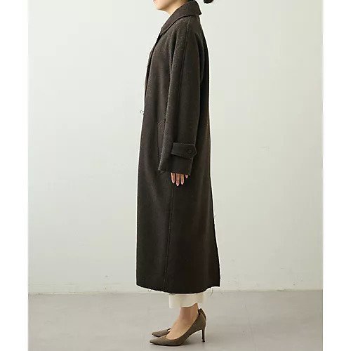 【ウィムガゼット/Whim Gazette】のヘリンボーン ステンカラーコート 人気、トレンドファッション・服の通販 founy(ファニー) 　ファッション　Fashion　レディースファッション　Fashion for Women　アウター　Coat / Outerwear Collection　コート・ロングコート・ピーコート　Long Coats, Peacoats & More　クラシカル　Classical, Vintage-Inspired　スタイリッシュ　Stylish, Fashionable　マニッシュ　Mannish, Boyish　ロング　Long, Long-Length　おすすめ　Recommended / Our Picks　2023年　2023　2023-2024秋冬・A/W　Autumn/Winter 2023–24 AW23–24　other-3|ID: prp329100004460390 ipo3291000000031239378
