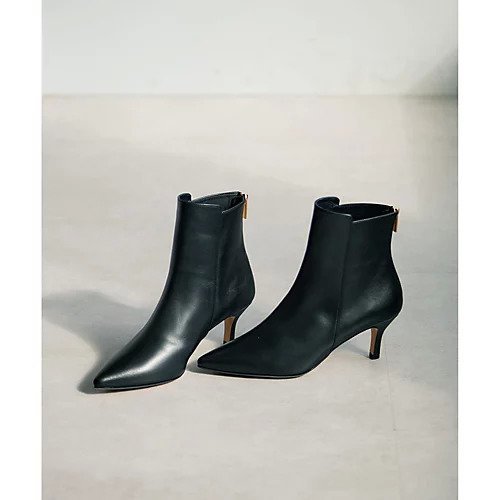 【ウィムガゼット/Whim Gazette】の【2.718】ZIPショートブーツ インテリア・キッズ・メンズ・レディースファッション・服の通販 founy(ファニー) 　ファッション　Fashion　レディースファッション　WOMEN　2023年　2023　2023-2024秋冬・A/W　Aw/Autumn/Winter//Fw/Fall-Winter/2023-2024　エレガント 上品　Elegant　ショート　Short　スタンダード　Standard　切替　Switching　ブラック|ID: prp329100004460401 ipo3291000000031218840