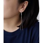 【ウィムガゼット/Whim Gazette】の【THE PAUSE】ビジューチェーンピアス ゴールド|ID: prp329100004460405 ipo3291000000031218853