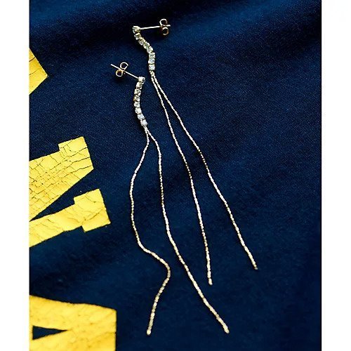 【ウィムガゼット/Whim Gazette】の【THE PAUSE】ビジューチェーンピアス 人気、トレンドファッション・服の通販 founy(ファニー) ファッション Fashion レディースファッション Fashion for Women 2023年 2023 2023-2024秋冬・A/W Autumn/Winter 2023–24 AW23–24 アクセサリー Fashion Accessories グラデーション Gradient, Ombre チェーン Chain, Chain Strap ビジュー Bijou, Jewel-like Accent ロング Long, Long-Length ワーク Workwear, Utility Style ヴィンテージ Vintage Style エレガント 上品 Elegant other-2|ID: prp329100004460405 ipo3291000000031239401