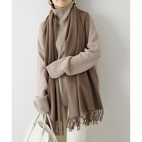 【ウィムガゼット/Whim Gazette】のカシミヤ大判ストール インテリア・キッズ・メンズ・レディースファッション・服の通販 founy(ファニー) 　ファッション　Fashion　レディースファッション　Fashion for Women　2023年　2023　2023-2024秋冬・A/W　Autumn/Winter 2023–24 AW23–24　イタリア　Italy　シンプル　Simple, Minimal　ストール　Stole, Wrap　ブランケット　Blanket, Throw Blanket　エレガント 上品　Elegant　定番　Standard, Basic Item　モカ|ID: prp329100004460410 ipo3291000000031218887