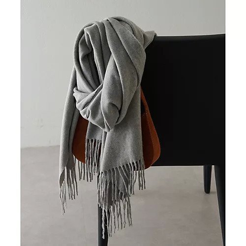 【ウィムガゼット/Whim Gazette】のカシミヤ大判ストール インテリア・キッズ・メンズ・レディースファッション・服の通販 founy(ファニー) 　ファッション　Fashion　レディースファッション　Fashion for Women　2023年　2023　2023-2024秋冬・A/W　Autumn/Winter 2023–24 AW23–24　イタリア　Italy　シンプル　Simple, Minimal　ストール　Stole, Wrap　ブランケット　Blanket, Throw Blanket　エレガント 上品　Elegant　定番　Standard, Basic Item　ライトグレー|ID: prp329100004460410 ipo3291000000031218890