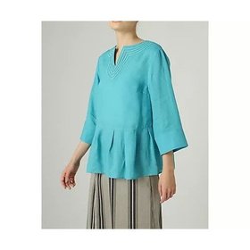 【アドーア/ADORE】 ライトリネンブロードコード刺しゅうカフタンブラウス人気、トレンドファッション・服の通販 founy(ファニー) ファッション Fashion レディースファッション Fashion for Women トップス・カットソー Cut & Sew Tops シャツ・ブラウス・オフィスカジュアル Elegant Blouses & Button-Ups シンプル Simple, Minimal スタンダード Standard, Basic セットアップ Set-Up, Coordinated Outfit モダン Modern, Contemporary リネン Linen, Linen Fabric エレガント 上品 Elegant |ID:prp329100004460435