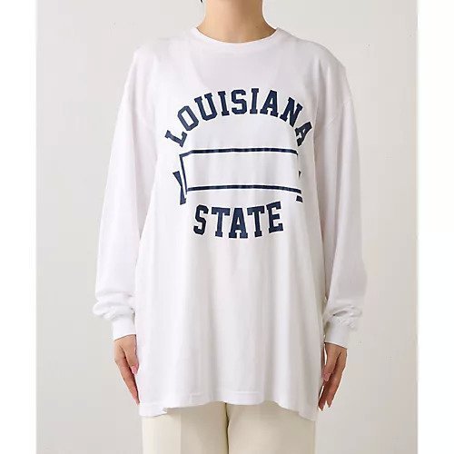 【ウィムガゼット/Whim Gazette】のロゴロングTシャツ 人気、トレンドファッション・服の通販 founy(ファニー) 　ファッション　Fashion　レディースファッション　WOMEN　トップス・カットソー　Tops/Tshirt　シャツ/ブラウス　Shirts/Blouses　ロング / Tシャツ　T-Shirts　イエロー　Yellow　ヴィンテージ　Vintage　カットソー　Cut And Sew　プリント　Print　ベーシック　Basic　リアル　Real　ロング　Long　おすすめ　Recommend　2023年　2023　2023-2024秋冬・A/W　Aw/Autumn/Winter//Fw/Fall-Winter/2023-2024　other-2|ID: prp329100004460442 ipo3291000000031239463