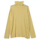 【プレインピープル/PLAIN PEOPLE】のコットンフライスタートルネックプルオーバー イエロー|ID: prp329100004460461 ipo3291000000035913719