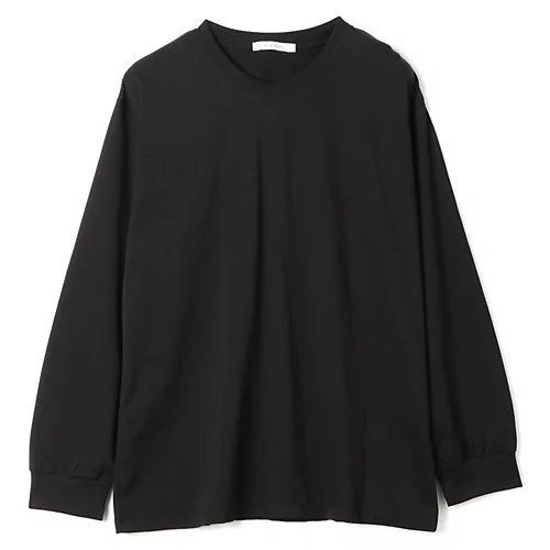 【プレインピープル/PLAIN PEOPLE】のロータスクロスジャージロングスリーブTシャツ インテリア・キッズ・メンズ・レディースファッション・服の通販 founy(ファニー) 　ファッション　Fashion　レディースファッション　WOMEN　トップス・カットソー　Tops/Tshirt　シャツ/ブラウス　Shirts/Blouses　ロング / Tシャツ　T-Shirts　スリーブ　Sleeve　バランス　Balance　ロング　Long　エレガント 上品　Elegant　洗える　Washable　ブラック|ID: prp329100004460478 ipo3291000000031219422