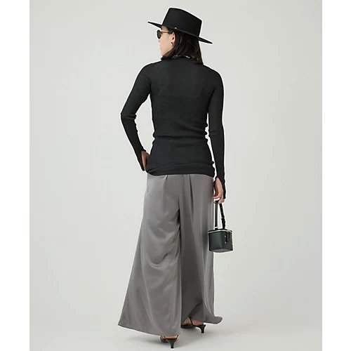【カオス/Chaos】の18Gシルクリブタートルネックニット 人気、トレンドファッション・服の通販 founy(ファニー) 　ファッション　Fashion　レディースファッション　WOMEN　トップス・カットソー　Tops/Tshirt　ニット　Knit Tops　タートルネック　Turtleneck　インナー　Inner　ウォッシャブル　Washable　シルク　Silk　フロント　Front　other-3|ID: prp329100004460481 ipo3291000000031239558