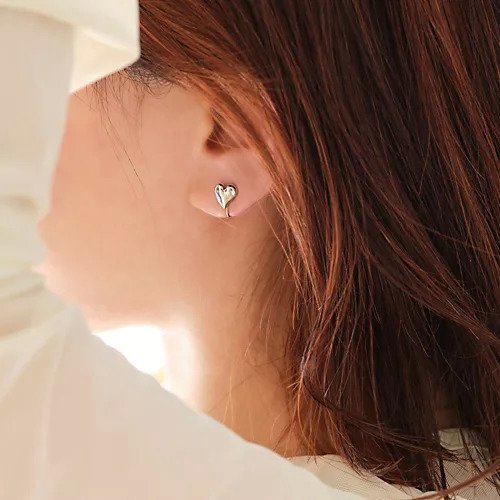 【フィービィー/phoebe】の【金属アレルギー対応】【痛くないシリーズ】プランプハートミニライトフィットイヤリング シルバー 人気、トレンドファッション・服の通販 founy(ファニー) 　ファッション　Fashion　レディースファッション　WOMEN　ジュエリー　Jewelry　リング　Rings　イヤリング　Earrings　イヤリング　Earrings　シルバー　Silver　シンプル　Simple　ワンポイント　One Point　軽量　Lightweight　other-2|ID: prp329100004460485 ipo3291000000031239565