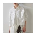 【ウィムガゼット/Whim Gazette】のデニムシャツ 人気、トレンドファッション・服の通販 founy(ファニー) ファッション Fashion レディースファッション Fashion for Women トップス・カットソー Cut & Sew Tops シャツ・ブラウス・オフィスカジュアル Elegant Blouses & Button-Ups インナー Innerwear ヴィンテージ Vintage Style クロップド Cropped, Short Length コンパクト Compact, Small Size ダメージ Distressed, Destroyed ツイル Twist, Twisted Detail デニム Denim, Jeans Material バランス Balance, Style Balance リアル Real, Realistic thumbnail オフホワイト|ID: prp329100004460500 ipo3291000000031219541