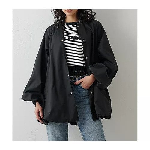 【ウィムガゼット/Whim Gazette】の【THE PAUSE】バルーンミドルコート 人気、トレンドファッション・服の通販 founy(ファニー) 　ファッション　Fashion　レディースファッション　WOMEN　アウター　Coat Outerwear　コート　Coats　ヴィンテージ　Vintage　ギャザー　Gather　グラデーション　Gradation　コンパクト　Compact　ドット　Dot　バルーン　Balloon　フォルム　Form　フロント　Front　ミドル　Middle　ミリタリー　Military　ワーク　Work　おすすめ　Recommend　2023年　2023　2023-2024秋冬・A/W　Aw/Autumn/Winter//Fw/Fall-Winter/2023-2024　 other-1|ID: prp329100004460513 ipo3291000000031219614