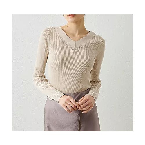 【ウィムガゼット/Whim Gazette】のリブVネックプルオーバー 人気、トレンドファッション・服の通販 founy(ファニー) 　ファッション　Fashion　レディースファッション　WOMEN　トップス・カットソー　Tops/Tshirt　プルオーバー　Pullover　Vネック　V-Neck　エレガント 上品　Elegant　シルク　Silk　セットアップ　Set Up　雑誌　Magazine　デコルテ　Decolletage　ベーシック　Basic　リブニット　Rib Knit　ロング　Long　おすすめ　Recommend　2024年　2024　2024春夏・S/S　Ss,Spring/Summer,2024　other-2|ID: prp329100004460526 ipo3291000000031239660