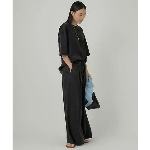 【カオス/Chaos】のモーラTシャツ 人気、トレンドファッション・服の通販 founy(ファニー) 　ファッション　Fashion　レディースファッション　WOMEN　トップス・カットソー　Tops/Tshirt　シャツ/ブラウス　Shirts/Blouses　ロング / Tシャツ　T-Shirts　シルク　Silk　シンプル　Simple　ストレッチ　Stretch　定番　Standard　other-3|ID: prp329100004460528 ipo3291000000031239671