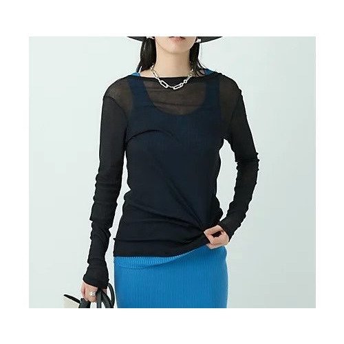 【カオス/Chaos】のパティロングスリーブTシャツ インテリア・キッズ・メンズ・レディースファッション・服の通販 founy(ファニー) ファッション Fashion レディースファッション Fashion for Women トップス・カットソー Cut & Sew Tops シャツ・ブラウス・オフィスカジュアル Elegant Blouses & Button-Ups ロングTシャツ・Tシャツ Longline T-Shirts & Tees インナー Innerwear コンパクト Compact, Small Size スリーブ Sleeve, Long Sleeve / Short Sleeve ロング Long, Long-Length エレガント 上品 Elegant ブラック|ID: prp329100004460531 ipo3291000000035914561